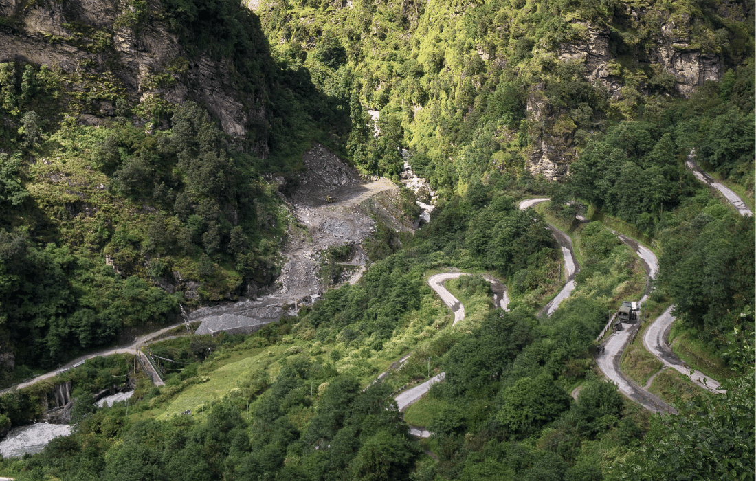 Scenic Drive from Dirang to Tawang
